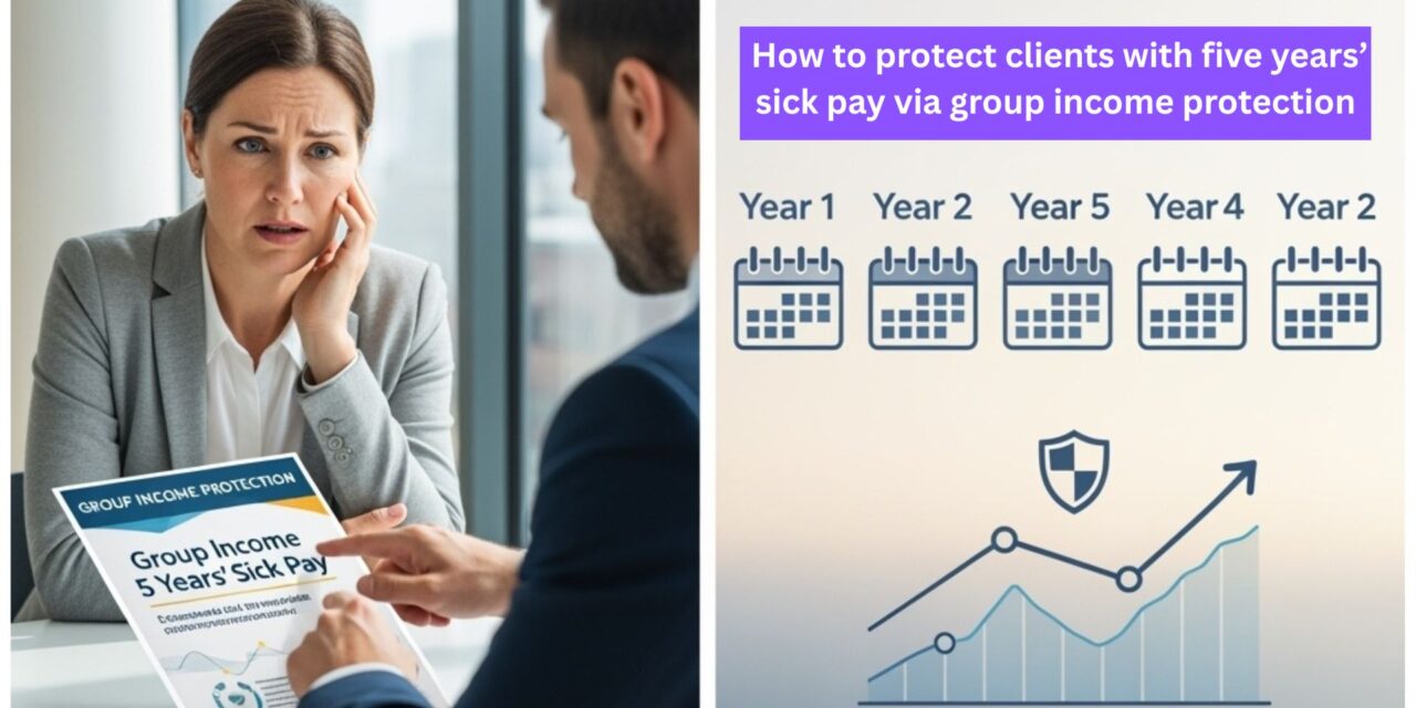 How to protect clients with five years’ sick pay via group income protection